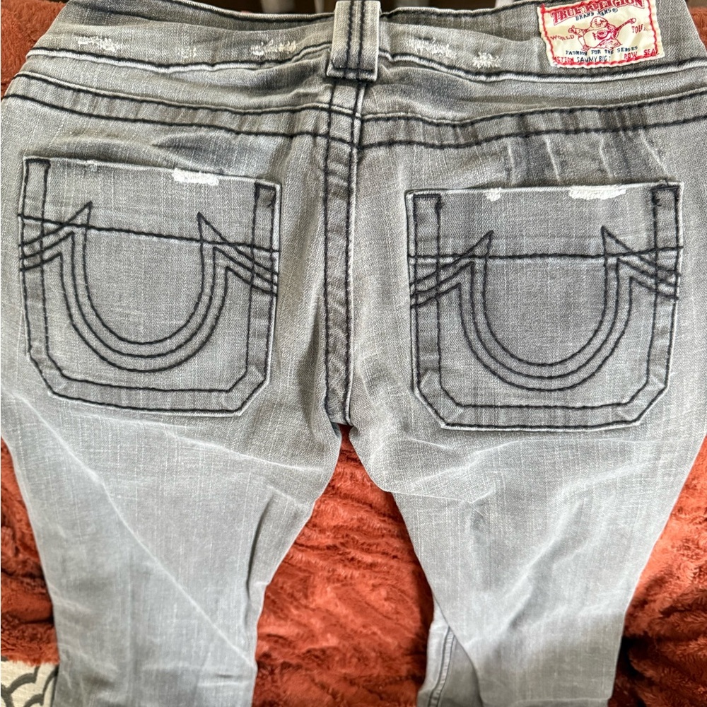 True Religion Gray Jeans